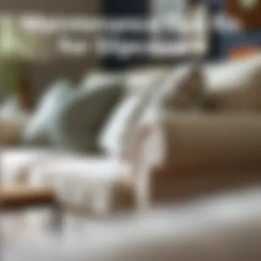 Maintenance tips for keeping slipcovers fresh and clean