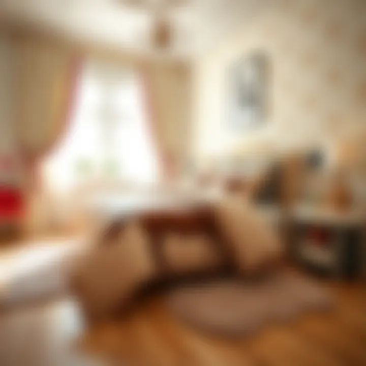 Child's Bedroom with Twin Horse Comforter Set Child's bedroom featuring twin horse comforter set