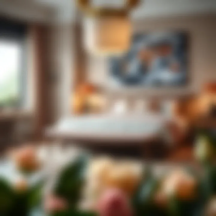 Stylish design ideas for bench placement in a bedroom