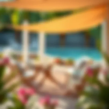 Versatile design of a folding patio set for various outdoor settings