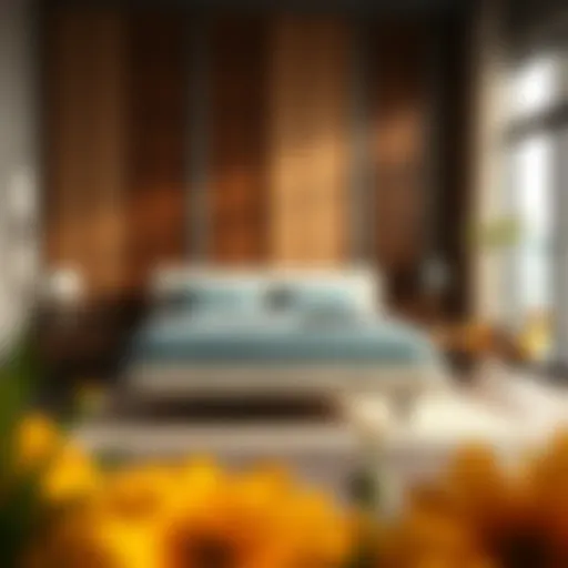 Illustration showcasing various bed sizes