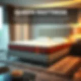 Visual representation of queen mattress dimensions