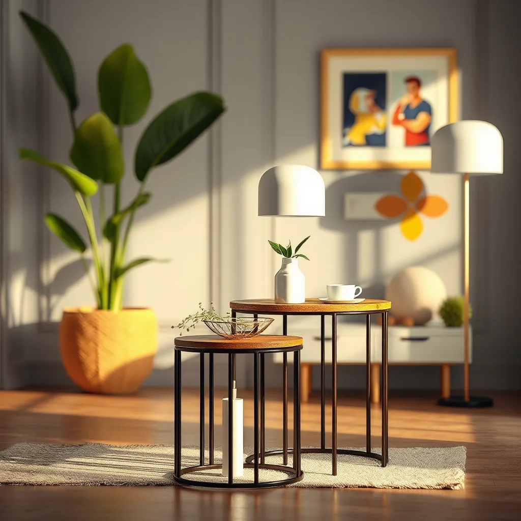 The Versatile Charm of Nesting Tables in Interiors