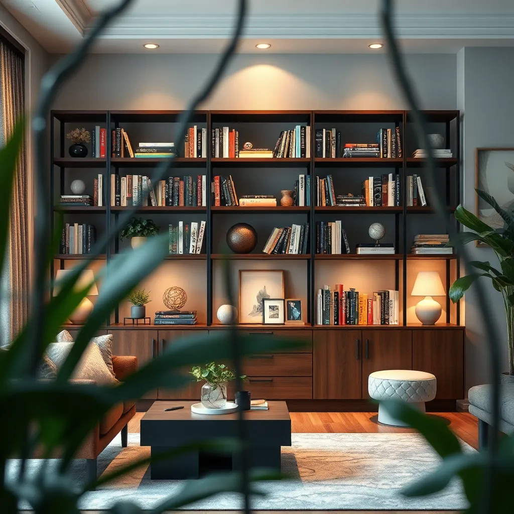 Enhance Your Living Room with Stylish Bookshelves
