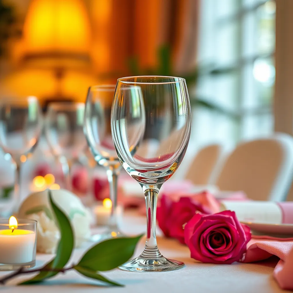 Plastic Water Goblets for Elegant Weddings